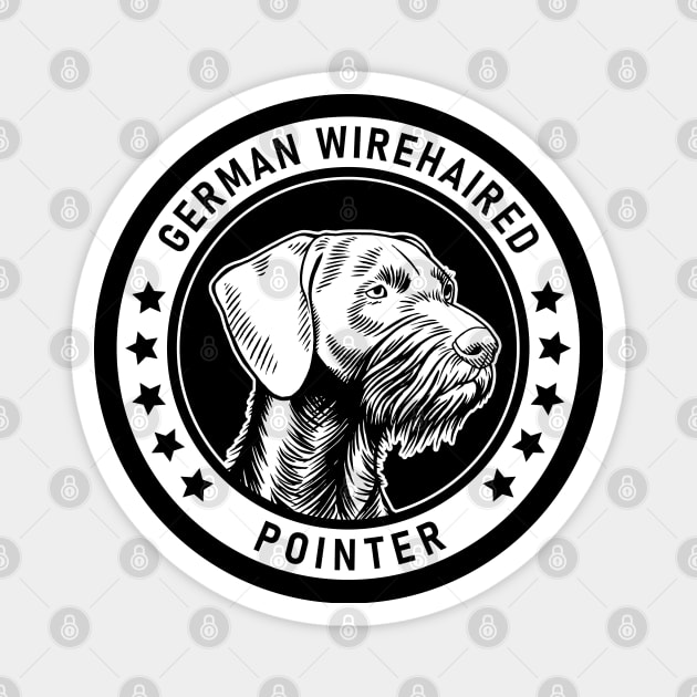 German Wirehaired Pointer Fan Gift Magnet by millersye